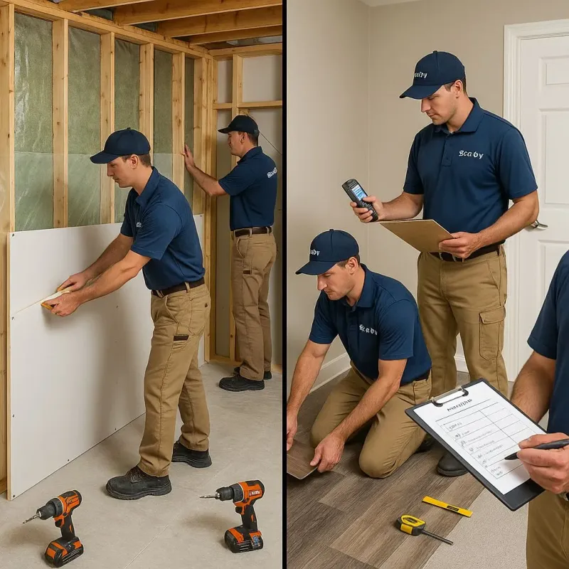 Repairs and Reconstruction process in Gettysburg, PA